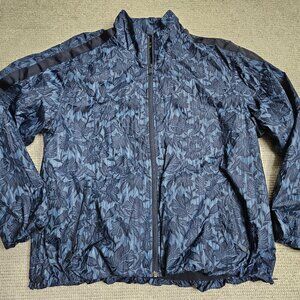 Athleta Sightseer Lace Jacket Blue Large L - Outdoor Athleisure Workout Running
